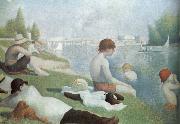 Georges Seurat Bath oil painting
